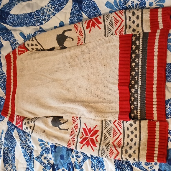 Vibrant Life Christmas Reindeer Dog Sweater L - Picture 4 of 7